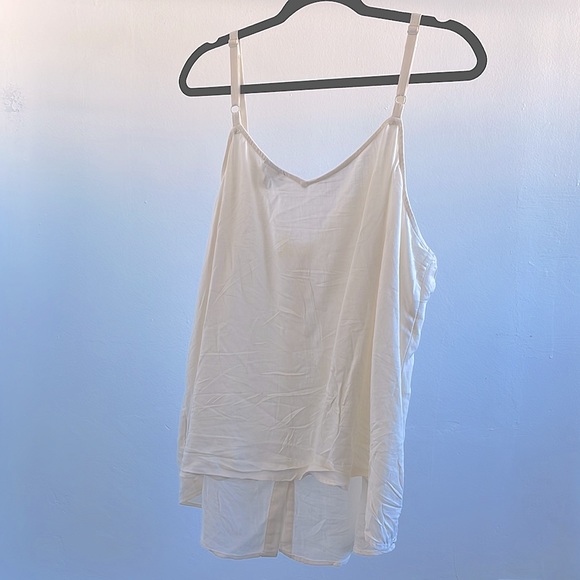 Torrid Linen Button Down Cami Size 1 Beige - Picture 2 of 4